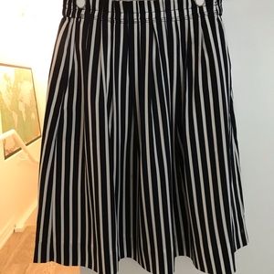 Jcrew striped flowy skirt